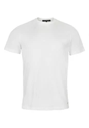 Roy Robson Longshirt Rippkragen Grau/Weiß/Creme