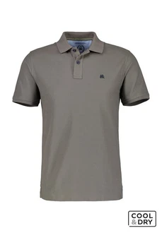 LERROS Poloshirt Klassischer Polostyle Grau/Braun/Khaki LERROS Poloshirt Klassischer Polostyle Grau/Braun/Khaki