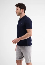 LERROS Poloshirt Klassischer Polostyle Dunkelblau/Blau