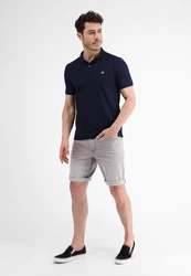 LERROS Poloshirt Klassischer Polostyle Dunkelblau/Blau