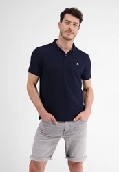 LERROS Poloshirt Klassischer Polostyle Dunkelblau/Blau