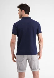 LERROS Poloshirt Klassischer Polostyle Dunkelblau/Blau