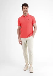 LERROS Poloshirt Klassischer Polostyle Rot/Rosa