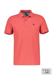 LERROS Poloshirt Klassischer Polostyle Rot/Rosa