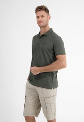 LERROS Poloshirt Klassischer Polostyle Dunkelgrün/Khaki/Grün