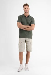 LERROS Poloshirt Klassischer Polostyle Dunkelgrün/Khaki/Grün