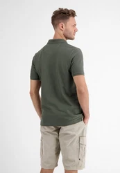 LERROS Poloshirt Klassischer Polostyle Dunkelgrün/Khaki/Grün