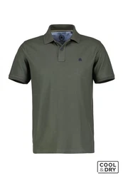 LERROS Poloshirt Klassischer Polostyle Dunkelgrün/Khaki/Grün