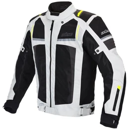 Bse Motorradjacke Bse Livorno Meshjacke hellgrau Herren
