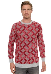 Rusty Neal Strickpullover Rot/Dunkelrot