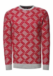 Strickpullover in tollem Karo-Design