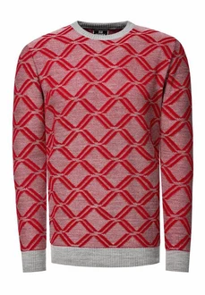 Rusty Neal Strickpullover Rot/Dunkelrot