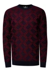 Rusty Neal Strickpullover Dunkelrot/Bordeaux/Lila/Rot