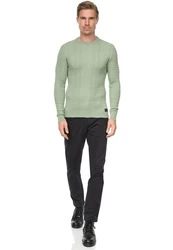 Rusty Neal Strickpullover Grün/Hellgrün/Dunkelgrün