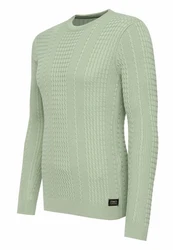 Rusty Neal Strickpullover Grün/Hellgrün/Dunkelgrün