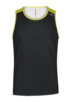 CMP Trainingspullover Unlimitech Tanktop (3) Schwarz/Dunkelgrau/Dunkelgrün/Gelb