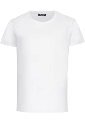 Amaci&Sons T-Shirt LANCASTER Basic Crew Neck Weiß/Creme/Hellblau/Grau/Schwarz
