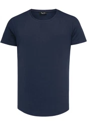 Amaci&Sons T-Shirt TACOMA Basic Crew Neck Shirt Dunkelblau/Hellblau/Schwarz/Rot