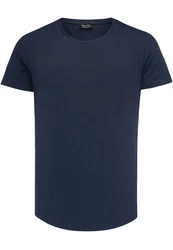 Amaci&Sons T-Shirt TACOMA Basic Crew Neck Shirt Dunkelblau/Hellblau/Schwarz/Rot