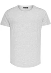 Amaci&Sons T-Shirt TACOMA Basic Crew Neck Shirt Grau/Hellgrau