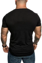 Amaci&Sons T-Shirt TACOMA Basic Crew Neck Shirt Schwarz