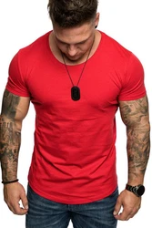 Amaci&Sons T-Shirt TACOMA Basic Crew Neck Shirt Rot