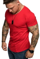 Amaci&Sons T-Shirt TACOMA Basic Crew Neck Shirt Rot