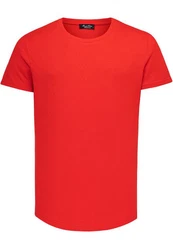 Amaci&Sons T-Shirt TACOMA Basic Crew Neck Shirt Rot