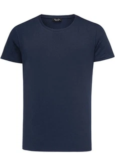 Amaci&Sons T-Shirt LANCASTER Basic Crew Neck Dunkelblau/Hellblau/Schwarz Amaci&Sons T-Shirt LANCASTER Basic Crew Neck Dunkelblau/Hellblau/Schwarz