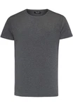 Amaci&Sons T-Shirt LANCASTER Basic Crew Neck Dunkelgrau/Dunkelblau/Hellblau/Grau