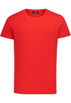 Amaci&Sons T-Shirt LANCASTER Basic Crew Neck Rot/Dunkelrot Amaci&Sons T-Shirt LANCASTER Basic Crew Neck Rot/Dunkelrot
