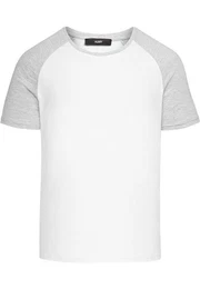 T-Shirt SALEM Basic Raglan T-Shirt mit Rundhalsausschnitt Herren Basic Raglan Shirt mit Rundhalsausschnitt