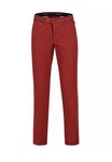 Brühl Chinohose Venice Dunkelrot/Rot/Braun