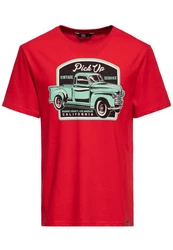 KingKerosin Print-Shirt Pick Up Modell Rot