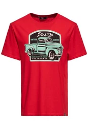 KingKerosin Print-Shirt Pick Up Modell Rot