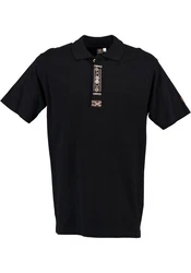 OS-Trachten Poloshirt Owoles Herren  Schwarz/Dunkelblau
