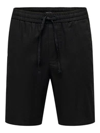 Chinoshorts Leichte Stoff Shorts Bermuda Hose ONSLINUS 5058 in Schwarz