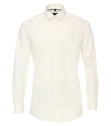 VENTI Langarm Businesshemd Weiß/Creme/Beige/Khaki/Gelb