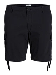 Jack & Jones Shorts JPSTMARLEY JJCARGO Weiß/Creme/Dunkelblau