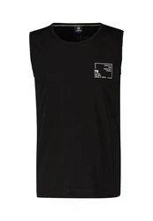 LERROS Tanktop mit Brustprint Schwarz