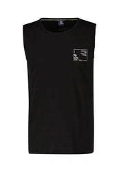 LERROS Tanktop mit Brustprint Schwarz