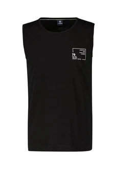 LERROS Tanktop mit Brustprint Schwarz