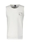 LERROS Tanktop mit Brustprint Weiß/Creme/Grau/Hellgrau