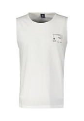 LERROS Tanktop mit Brustprint Weiß/Creme/Grau/Hellgrau