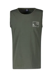 LERROS Tanktop mit Brustprint Dunkelgrün