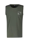 LERROS Tanktop mit Brustprint Dunkelgrün