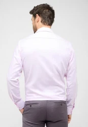 Eterna Langarmhemd MODERN FIT NON IRON Lila/Rosa