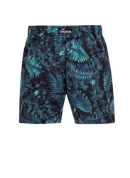 Trigema Shorts Bade-/Freizeitshorts mit Druckmotiv Blau/Dunkelgrün/Grün