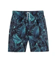 Trigema Shorts Bade-/Freizeitshorts mit Druckmotiv Blau/Dunkelgrün/Grün