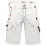 Geographical Norway Cargoshorts Kurze Outdoorhose Basic Herrenshorts mit Gürtel 